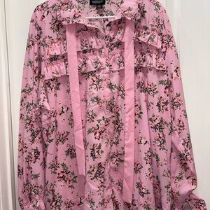 Floral Pink Blouse
